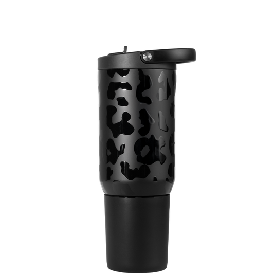 HydroJug Sport 20oz – Black Leopard Water Bottle